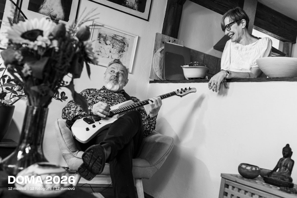 Michal Pavlíček se ženou Karolínou